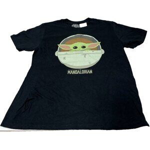 Star Wars Baby Yoda Mandalorian Kids Boys Small T-Shirt Star Wars